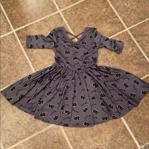 Dot dot smile cat dress